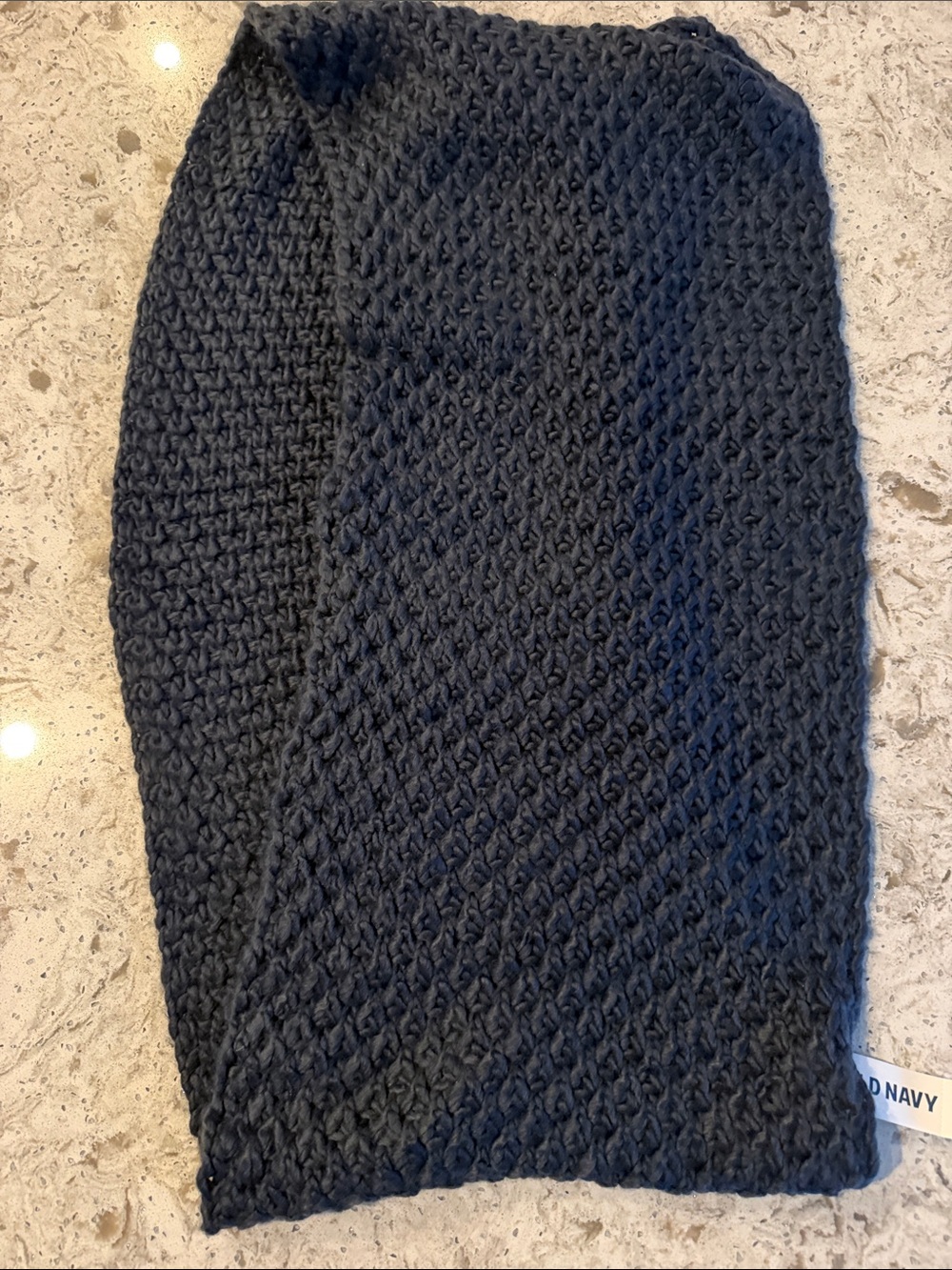 NWT Old Navy Dark Navy Knit Chunky Infinity Scarf